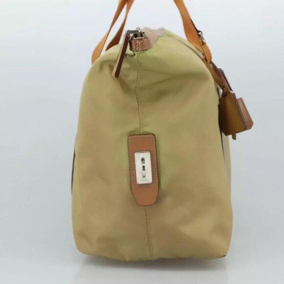 PRADA Hand Bag Nylon Beige Auth - Picture 8 of 15